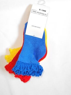 Little stocking co. Midi Lace Socks - 6-18M